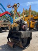 MULTIQUIP WALK BEHIND DRUM ROLLER MODEL V304EH11; GAS POWERED