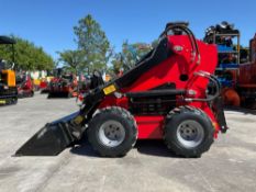 UNUSED 2026SDLOOL STAND ON SKID STEER LOADER MODEL 323W, GAS POWERED, ELECTRIC START