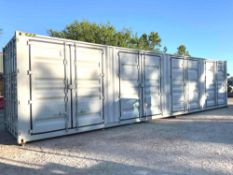 2025 40FT STORAGE CONTAINER, 4SIDE DOORS