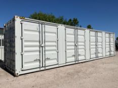 2025 40FT STORAGE CONTAINER, 4SIDE DOORS