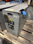 ( 1 ) ENERSYS IRONCLAD WORK HOG FORKLIFT BATTERY; APPROXIMATELY 1025 LBS, APPROXIMATE DIMENSIONS 31