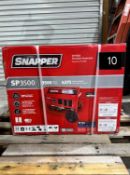 ( 1 ) SNAPPER 3500W SINGLE FUEL PORTABLE GENERATOR 033001