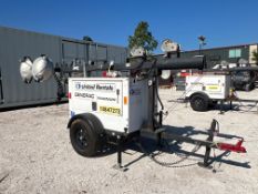 2018 GENERAC MAGNUM MOBILE GENERATOR WITH LIGHT TOWER MODEL MLT3060M, DIESEL, MITSUBISHI ENGINE,
