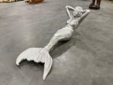 ALUMINUM MERMAID , APPROX 37in L x 14in H