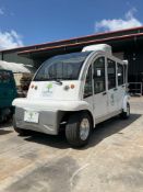 ELECTRO BUBBLE BUDDY MULTI-PASSENGER SHUTTLE VEHICLE; ELECTRIC, ENCLOSED CAB; LOW HRS SHOWING, 6