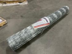 UNUSED HOT DIP GALVANIZED FIELD FENCE, APPROX SIZE 5.9FT H x 164FT L