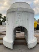 CONCRETE MAN HOLE, APPROX 76in T