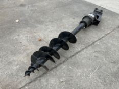 ( 1 ) UNUSED AUGER FOR EXCAVATOR, APPROX 8in DIA