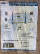 2026 UNUSED IRANCH 10,000LBS TWO-POST LIFT MODEL IRTPL; APPROX LIFTING CAPACITY 9920LBS; APPROX