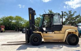 HYSTER H16.00XM 36,000 LB CAPACITY FORKLIFT; DIESEL POWERED; LIFT HEIGHT 147in; APPROX 8FT FORKS,