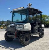 KUBOTA UTV MODEL RTV1140CPX; DIESEL POWERED;4 X 4; LOW HRS SHOWING, HYDRAULIC DUMP BED; VANTAGE