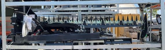 UNUSED 2025 WOLVERINE SICKLE BAR MOWER ATTACHMENT MODEL SBM-12-72W FOR UNIVERSAL SKID STEER