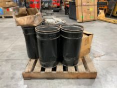 ( 1 ) PALLET OF ASSORTED FASTENERS, HARDWARE, AND LANCASTER CONTAINERS; NUTS, BOLTS, SCREWS. AND