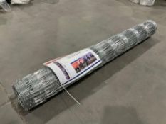 UNUSED HOT DIP GALVANIZED FIELD FENCE, APPROX SIZE 5.9FT H x 164FT L