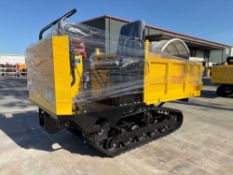 2025 UNUSED SDLANCH RIDE ON CRAWLER DUMPER MODEL SDLD25; RUBBER TRACKS; GAS POWER RATO ENGINE W/
