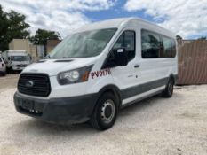 2018 FORD TRANSIT 350 WAGONMEDIUM ROOF XLTVAN WITH SLIDING SIDE DOOR MODEL T350XLGRWD, GAS POWER