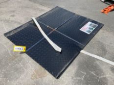 UNUSED STEEL DIAMOND PLATE, APPROX 3FT X 4FT, APPROX 20PCS