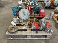 ( 1 ) PALLET OF DIAPHRAGM PUMPS / MIXER & OTHER MISC INDUSTRIAL PARTS