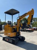 UNUSED 2026 ATS POWER MINI EXCAVATOR MODEL ATS-RT15R, GAS POWERED; RUBBER TRACKS, BUCKET WITH TEETH