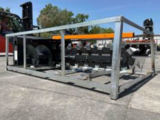 UNUSED 2025 WOLVERINE TRENCHER ATTACHMENT MODEL TCR-12-48H FOR UNIVERSAL SKID STEER
