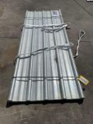 UNUSED POLYCARBONATE ROOF PANEL IN CLEAR, APPROX 35in X 7.87FT , APPROX 30PCS