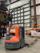 TOYOTA PALLET JACK MODEL 8HBW23; ELECTRIC POWERED; APPROX TRUCK CAPACITY 4500 LBS; RUNS AND OPERA...
