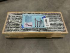 UNUSED HOT DIPPED GALVANIZED HEX BOX KIT, APPROX 60PCS