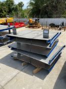 ( 5 ) GLOBAL EQUIPMENT COMPANY DOCKING PLATE MODEL AC5448; APPROX MAX CAPACITY 10000 LBS