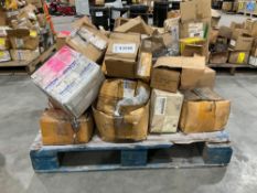 ( 1 ) PALLET OF ASSORTED FASTENERS AND HARDWARE; NUTS, BOLTS, SCREWS. AND WASHERS;MULTIPLE BRANDS,