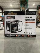 UNUSED LANDHONOR 3in SEMI-TRASH WATER PUMP MODEL LDH-TWP80, GAS POWERED