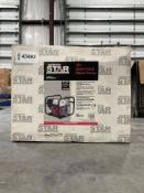UNUSED NORTH STAR 3 IN SEMI-TRASH WATER PUMP MODEL 109173; GAS POWERED, HONDA MOTOR,APPROX MAX GPH