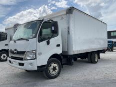 2020HINO 195 BOX TRUCK, APPROX GVWR 17,950 LBS, ETRACKS, A/C, POWER WINDOWS, BACK UP CAMERA, BOX