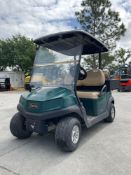 2019 CLUB CAR TEMPO 48V-19 GOLF CART; ELECTRIC POWERED; DIAMOND PLATE UTILITY CARGO BED, BILL OF