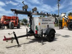 2018 GENERAC MAGNUM MOBILE GENERATOR WITH LIGHT TOWER MODEL MLT3060M, DIESEL, MITSUBISHI ENGINE,