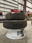 ( 2 ) MISC WHEELS W/ RIMS & ( 1 ) RIM, VARYING SIZES