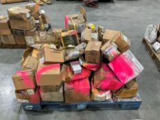 ( 1 ) PALLET OF ASSORTED FASTENERS AND HARDWARE; NUTS, BOLTS, SCREWS. AND WASHERS;MULTIPLE BRANDS,