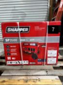 ( 1 ) SNAPPER 3500W SINGLE FUEL PORTABLE GENERATOR 033001