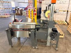 LOVESHAW LITTLE DAVID CF-5 CASE ERECTOR & AUTO CLOSE CASE TAPER, APPROX 2in TAPE, TOP & BOTTOM AB...