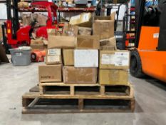 ( 1 ) PALLET OF ASSORTED FASTENERS AND HARDWARE; NUTS, BOLTS, SCREWS. AND WASHERS;MULTIPLE BRANDS,