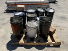 ( 1 ) PALLET OF ASSORTED FASTENERS, HARDWARE, AND DRUM CONTAINERS; NUTS, BOLTS, SCREWS. AND WASHE...