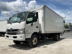 2020HINO 195 BOX TRUCK,APPROX GVWR 17,950 LBS, ETRACKS, A/C , POWER WINDOWS, BOX APPROX 18FT