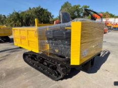 2025 UNUSED SDLANCH RIDE ON CRAWLER DUMPER MODEL SDLD25; RUBBER TRACKS; GAS POWER RATO ENGINE W/