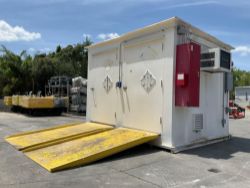 SAFETY STORAGE INC IHM-130 FIRE RATED BUILDING MODEL 1210FS, ( 2 ) RAMPSINCLUDED APPROX 92 in L x