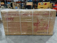 UNUSED HIGH END 2WHEEL RIDE ON ELECTRIC SCOOTER MODEL IREV