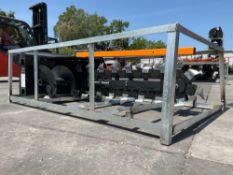 UNUSED 2025 WOLVERINE TRENCHER ATTACHMENT MODEL TCR-12-48H FOR UNIVERSAL SKID STEER