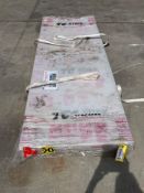 UNUSED MULTIWALL POLYCARBONATE PANEL IN CLEAR, APPROX 35in X 7.87FT , APPROX 20PCS