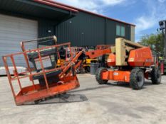 2019 JLG BOOM LIFT MODEL H340AJ, APPROX MAX PLATFORM HEIGHT 34FT, APPROX MAX HORIZONTAL REACH 20FT