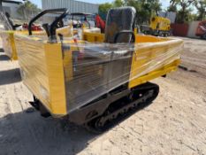 2025 UNUSED SDLANCH RIDE ON CRAWLER DUMPER MODEL SDLD25; RUBBER TRACKS; GAS POWER RATO ENGINE W/