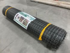 UNUSED PLASTIC MESH SAFETY FENCING ROLL, APPROX 4.9FT X 164FT