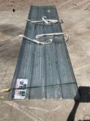 UNUSED POLYCARBONATE ROOF PANEL IN CLEAR, APPROX 35in X 12FT , APPROX 30PCS